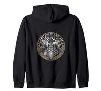 Odin Allfather Norse Viking God Yggdrasil Ravens Runas Sudadera con Capucha