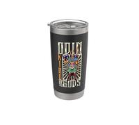 Odín, el padre vikingo de los dioses Vaso térmico de acero inoxidable de doble pared