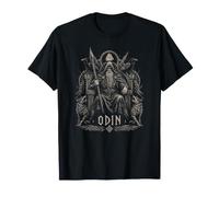 Odin Lobos Cuervos Odin Wotan Vikingo nórdico Dios Viking Camiseta