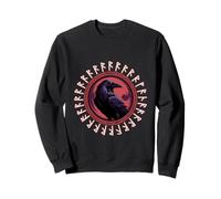 Odin Ravens Huginn & Muninn Vegvísir Vikings Mito Sudadera