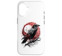 Odin Ravens Huginn & Muninn Vegvisir Vikings Myth Norse Carcasa para iPhone 16