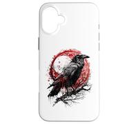 Odin Ravens Huginn & Muninn Vegvisir Vikings Myth Norse Carcasa para iPhone 16 Plus