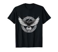 Odin Ravens Viking Valhalla Mitología nórdica Odin Runas Camiseta