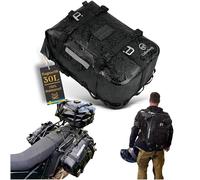 Odinsberg Ragnarök 30L Bolsa Impermeable para Moto - Mochila Impermeable, Bolsa Trasera Colin, Lateral o de Sillín o Asiento - Alforja Resistente para Motocicleta, Trail, Enduro, Scooter