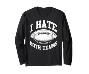 Odio a Ambos Equipos Funny American Football Manga Larga