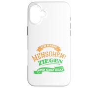 Odio a la Gente Amor Cabra Cabra Cabras Campesino Regalo Carcasa para iPhone 16 Plus