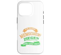 Odio a la Gente Amor Cabra Cabra Cabras Campesino Regalo Carcasa para iPhone 16 Pro