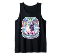 Odio a la Gente Llama Parca Gracioso Introvertido Camiseta sin Mangas