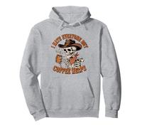 Odio a Todos, Pero el café Ayuda a Skeleton Cowboy Western Sudadera con Capucha