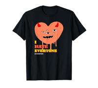 Odio a Todos sin excepción (gráfico Divertido) Camiseta