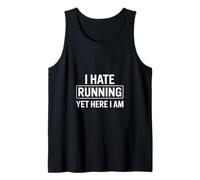 Odio Correr Pero aquí Soy Gracioso Diciendo Camiseta sin Mangas