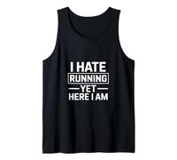 Odio Correr Pero aquí Soy Gracioso Diciendo Camiseta sin Mangas