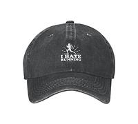 Odio Correr Pero Me Encanta El Chocolate Mujeres Hombres Aire Libre Gorra Ajustable Gorra-Deportiva Peso Ligero Sombrero-Papá Gorra De Béisbol para Ciclismo Hip Hop Pesca
