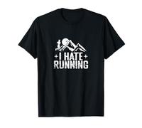 Odio Correr Trail Running Humor Camiseta