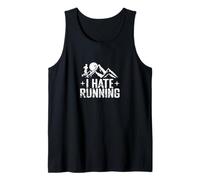 Odio Correr Trail Running Humor Camiseta sin Mangas