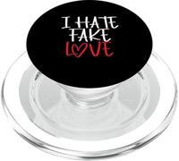 Odio el Amor Falso | Corazón de relación | Amor Falso PopSockets PopGrip para MagSafe
