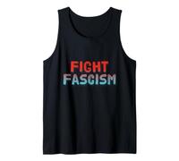 Odio el fascismo Texto divertido Cita de lucha contra el fascismo Camiseta sin Mangas