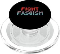 Odio el fascismo Texto divertido Cita de lucha contra el fascismo PopSockets PopGrip para MagSafe