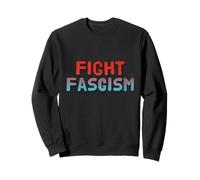 Odio el fascismo Texto divertido Cita de lucha contra el fascismo Sudadera