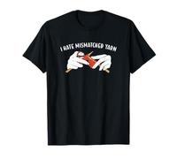 Odio el Tejido de Hilo no coincidente Camiseta
