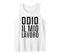 Odio Il Mio Lavoro Ironica Divertente Ufficio Collega Stress Camiseta sin Mangas