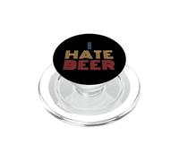 Odio la Cerveza Retro años 70 Vintage PopSockets PopGrip para MagSafe