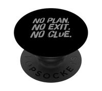 Odio la Cita de la Guerra Di no a la Guerra Sin Plan Sin Salida No Hay Pista PopSockets PopGrip Adhesivo
