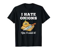 Odio Las cebollas sí, lo Dije, diversión de Enemigo Vegetariano Camiseta
