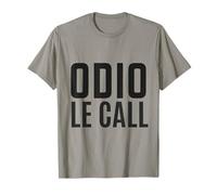 Odio Le Call Ironica Divertente Smart Working Ufficio Stress Camiseta