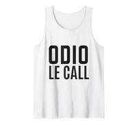 Odio Le Call Ironica Divertente Smart Working Ufficio Stress Camiseta sin Mangas
