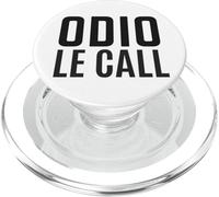 Odio Le Call Ironica Divertente Smart Working Ufficio Stress PopSockets PopGrip para MagSafe