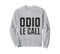 Odio Le Call Ironica Divertente Smart Working Ufficio Stress Sudadera