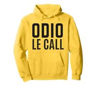 Odio Le Call Ironica Divertente Smart Working Ufficio Stress Sudadera con Capucha
