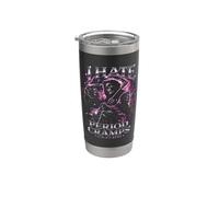 Odio los calambres menstruales Soy 6'5 Por cierto Bootleg Gay Vaso térmico de acero inoxidable de doble pared