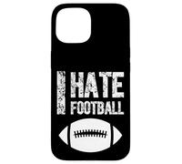 Odio los Deportes Divertidos del fútbol Carcasa para iPhone 15