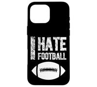 Odio los Deportes Divertidos del fútbol Carcasa para iPhone 16 Pro MAX