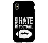 Odio los Deportes Divertidos del fútbol Carcasa para iPhone X/XS
