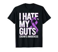 Odio mis entrañas Funny Chron's Disease Concientización SII Camiseta