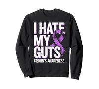 Odio mis entrañas Funny Chron's Disease Concientización SII Sudadera