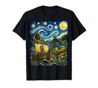 Odisea Antiguo Griego Van Gogh Noche Estrellada Odiseo Camiseta
