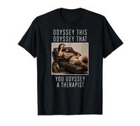 Odisea Esta Odisea Que Terapeuta Divertidos Mitos Griegos Meme Camiseta gráfica económica