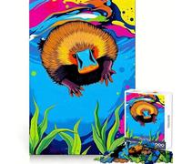 Odisea Submarina del Ornitorrinco, Rompecabezas de 1000 Piezas para Adultos, Rompecabezas Mental Suave y Relajante, Imagen para Ensamblar, Artículo de Deseo de Santa Claus (38x52cm)