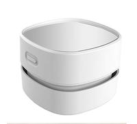 ODISTAR Aspiradora de escritorio, mini barredora de polvo de mesa, ahorro de energía, alta resistencia de hasta 90 minutos, diseño inalámbrico y giratorio de 360º para teclado/hogar/escuela/oficina