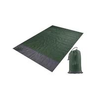 ODJDNLKLWN Estera de Playa Impermeable, Manta Extra Grande for Acampar al Aire Libre, colchón de Bolsillo Plegable sin Arena, esteras de Picnic Ligeras portátiles(Green,200x210cm)