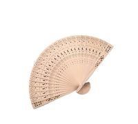 ODJDNLKLWN Ventilador 1/5 piezas de abanico plegable vintage, abanico decorativo clásico, accesorios de ropa Hanfu, accesorios de fotos de baile Ventilador de mano(S3,1PC)