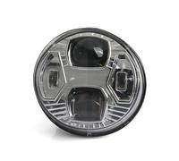 ODKBFG Faro Delantero Motocicleta Faro Delantero 7 Pulgadas Para Motocicleta CB400SF LED Con Interruptor Luz Alta/bajo Función Intermitente DRL Para VTR250 CB1100 CB750(Cromo)