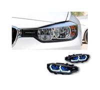 ODKBFG Faros Faro Delantero LED Para F30 F35 320i 325i (2013-2019) Luces Circulación Diurna Intermitentes Luces Altas Proyector. Lámpara Conjunto(12-15 Halogen)