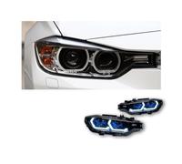ODKBFG Faros Faro Delantero LED Para F30 F35 320i 325i (2013-2019) Luces Circulación Diurna Intermitentes Luces Altas Proyector. Lámpara Conjunto(12-15 Xenon)