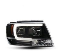 ODKBFG Faros Faro Delantero Para Jeep Para Grand Para Cherokee 1999-2004 Faros Delanteros DRL H7 LED Bi Xenon Conjunto Bombillas Actualización Señal Dinámica Lámpara Conjunto(B)