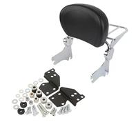 ODKBFG para Road para King para Street para Glide Electra Classic FLHT FLHX Touring 1997-2008 Kit Soporte Soporte Portaequipajes Sissy Bar Carga Caja Trasera Maleta Superior(Plata)